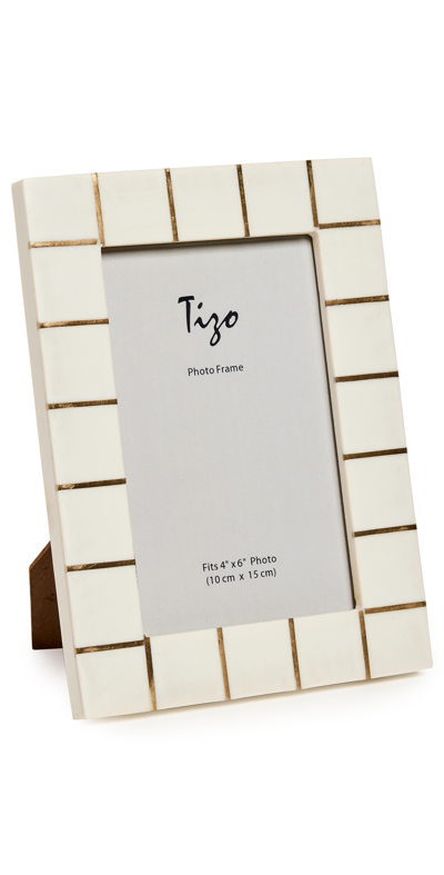 Tizo Design Photo Frame 4x6 In Resin/brass