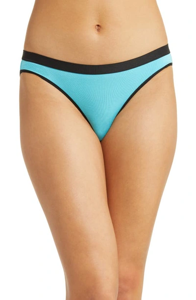 Meundies Bikini In Opal Blue