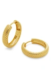 Monica Vinader Small Heirloom Hoop Earrings In 18ct Gold Vermeil