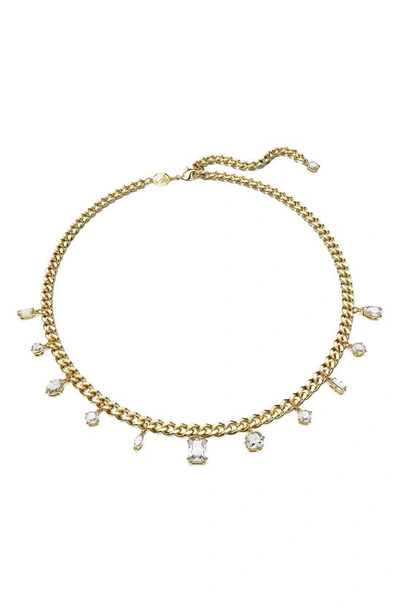 Swarovski Dextera Frontal Necklace In Gold