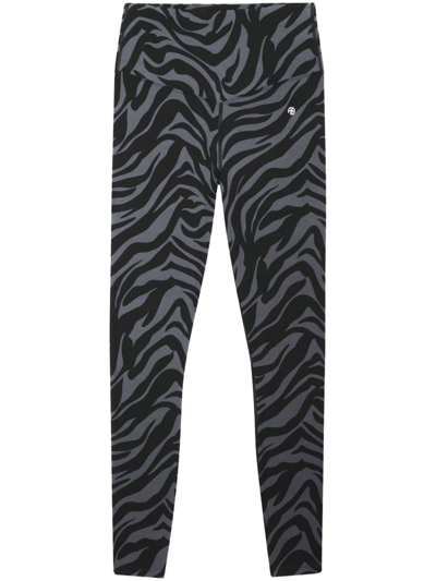 Anine Bing Blake Legging In Zebra Print
