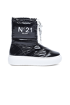 N°21 Stivaletti Imbottiti Con Logo In Black