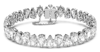 Swarovski Womens Matrix Rhodium-plated Brass And Zirconia Bracelet White In White