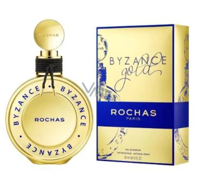 Rochas Ladies Byzance Gold Edp 3.0 oz Fragrances 3386460134347 In Black / Gold / Rose Gold