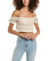 OCEAN DRIVE OCEAN DRIVE GAUZE OFF SHOULDER TOP