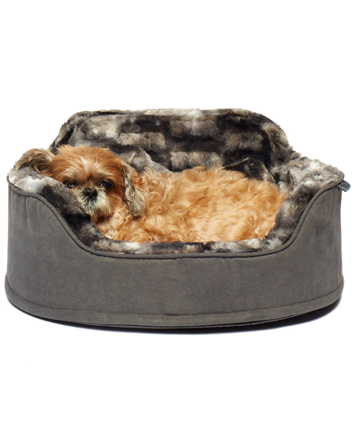 Precious Tails Princess Bed With Bone Pillow In Gray