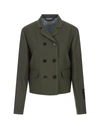 MARNI MARNI FOREST DOUBLE-BREASTED JACKET WITH CONTRAST STITCHING