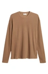 Nn07 Clive 3323 Slim Fit Long Sleeve T-shirt In Shitake