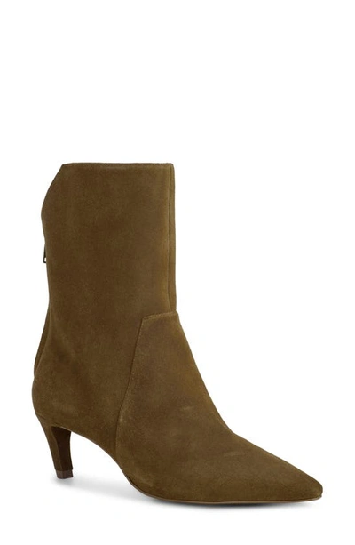 Vince Camuto Quindele Pointed Toe Bootie In Nutmeg Suede