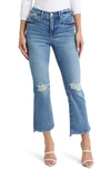Good American Good Legs Crop Mini Bootcut Jeans In Indigo521