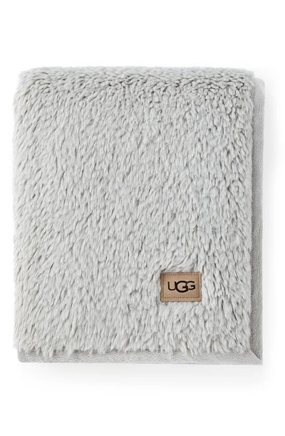 Ugg Blakely Baby Blanket In Glacier Grey