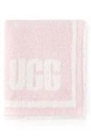 Ugg Anabelle Baby Blanket In Pink Shell
