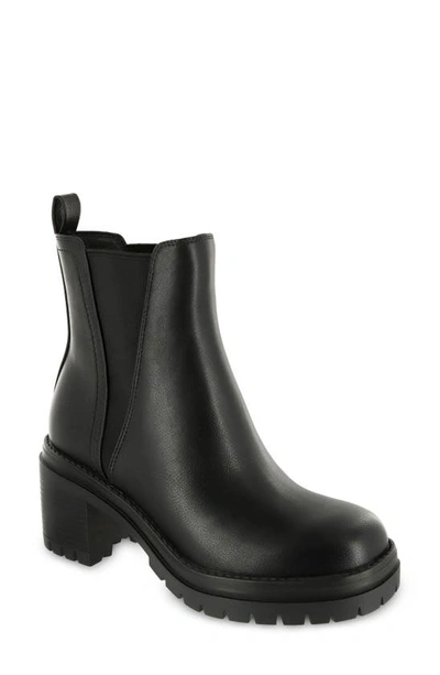 Mia Adea Platform Chelsea Boot In Black