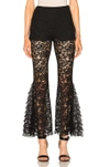 GIVENCHY Lace Flared Pants,17X 5051 330