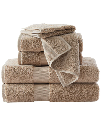 BROOKLYN LOOM BROOKLYN LOOM SOLID TURKISH COTTON 6PC TOWEL SET