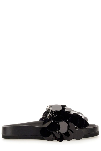 Rabanne Flat Sandals Paco  Woman Colour Black