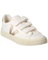 Veja Recife Chromefree Leather In White Platine In White