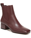 Franco Sarto Waxton Womens Zipper Ankle Boots In Pink