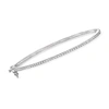 RS PURE BY ROSS-SIMONS DIAMOND BANGLE BRACELET IN STERLING SILVER