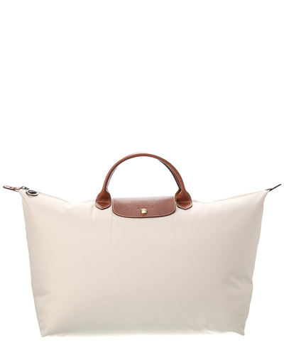 Longchamp Le Pliage Original Canvas Bag In Beige