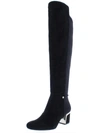 DKNY CORA WOMENS SUEDE KNEE HIGH RIDING BOOTS