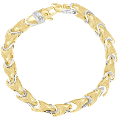 Pompeii3 Men's 14k Gold (64gram) Or Platinum (103gram) 8mm Link Bracelet 8.5"