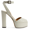 Giuseppe Zanotti Betty Platform Sandals In White