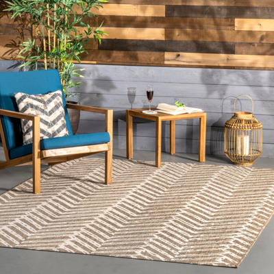 Nuloom Macklin Herringbone Indoor/outdoor Area Rug