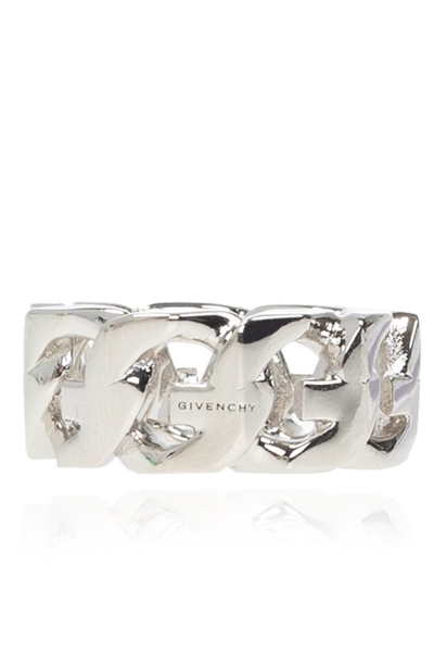 Givenchy G Chain Ring In Argento
