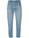 RE/DONE RE/DONE STRAIGHT JEANS - BLUE,1002RC12155290