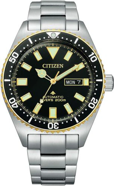 Pre-owned Citizen Promaster Marine Ny0125-83e Mechanical Automatic Diver 200m Men Watch