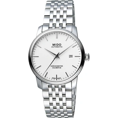 Pre-owned Mido Women's M0272081101100 Baroncelli Iii 34mm Automatic Watch