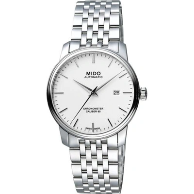 Pre-owned Mido Women's Baroncelli Iii 34mm Automatic Watch M0272081101100