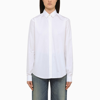 SAINT LAURENT SAINT LAURENT WHITE POPELINE COTTON SHIRT WOMEN