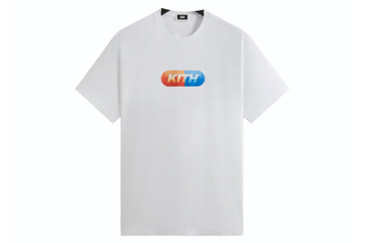 Pre-owned Kith Capsule Logo Tee White