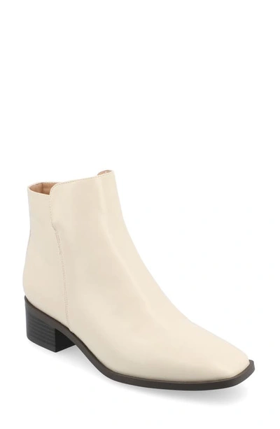 Journee Collection Capri Bootie In Off White