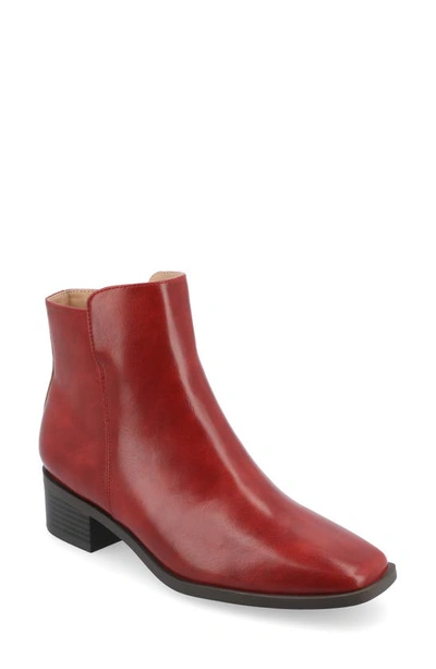 Journee Collection Capri Bootie In Red