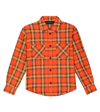 Amiri Embroidered Flannel Shirt In Red