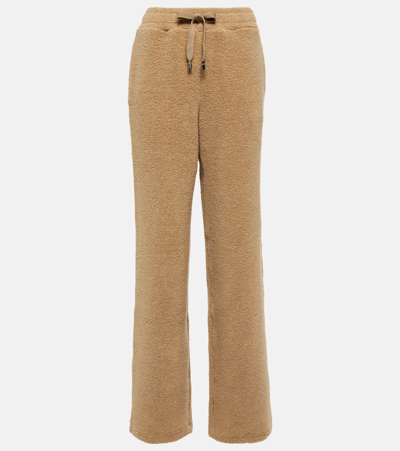 Dolce & Gabbana Logo Teddy Track Trousers In Brown