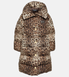 DOLCE & GABBANA LEOPARD-PRINT PUFFER COAT