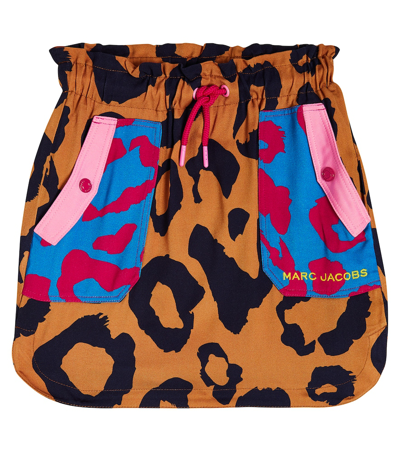 Marc Jacobs Kids' Printed Cotton Skirt In Multicoloured