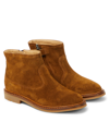 Pom D'api Sister Suede Boots In Brown