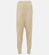 THE ROW DALBERO LINEN AND SILK TAPERED PANTS