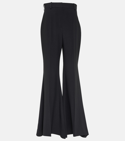 Nina Ricci Flared Trousers In Black