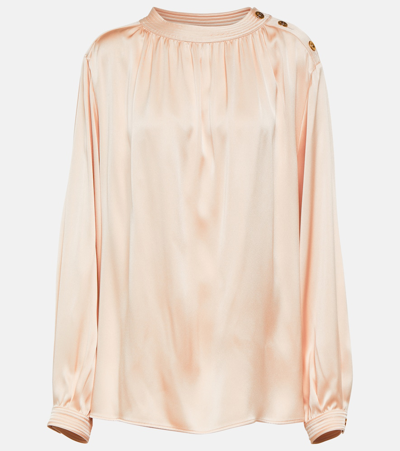 Loro Piana Silk Blouse In White