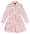 Polo Ralph Lauren Francine Floral Cotton Dress In Multicoloured