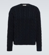 THE ROW ALDO CABLE-KNIT WOOL-BLEND SWEATER