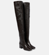 Lemaire Brown Leather Boots In Brown