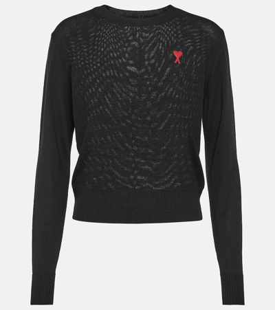 Ami Alexandre Mattiussi Sweatshirt Ami De Caur In Black