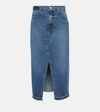 Frame Skirt In Blue